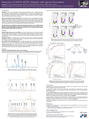 Ludger poster - Detection of HNF1A MODY diabetes with glycan biomarkers