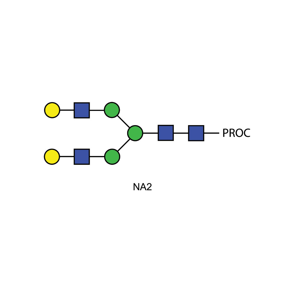 NA2多糖(A2G2S1, G2S1)标准品，普鲁卡因胺标记；CPROC-NA2-01；参考价RMB 1715元（具体询价）